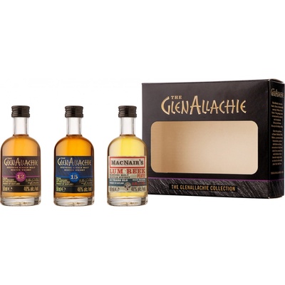 The GlenAllachie set 46% 3 x 0,05 l (set)