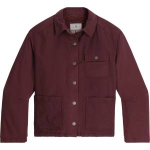 Royal Robbins Дамско ежедневно яке Royal Robbins Women's El Cap Canvas Shacket Casual jacket - Loganberry (103-2756-0113)