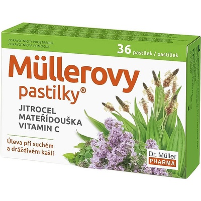 Dr. Müller MÜLLEROVE PASTILKY SO SKOR. MAT. DÚŠKOU A VIT. C pri kašli 30