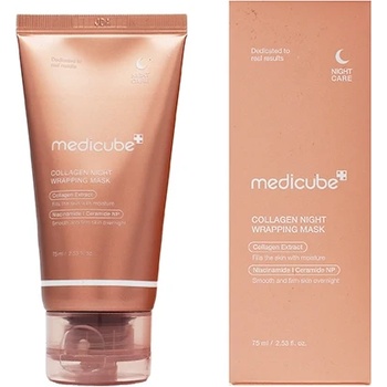 Medicube Collagen Night Wrapping Mask стягаща нощна маска с колаген 75 мл