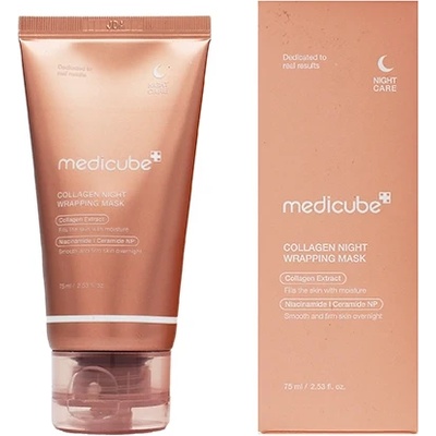 Medicube Collagen Night Wrapping Mask стягаща нощна маска с колаген 75 мл