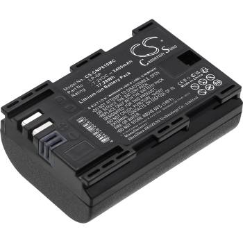 Cameron Sino Батерия за Canon Eos 60d, Eos 5d Mark lI, Eos 7d и други, 2400 mAh, Li-Ion (CS-CNP610MC)