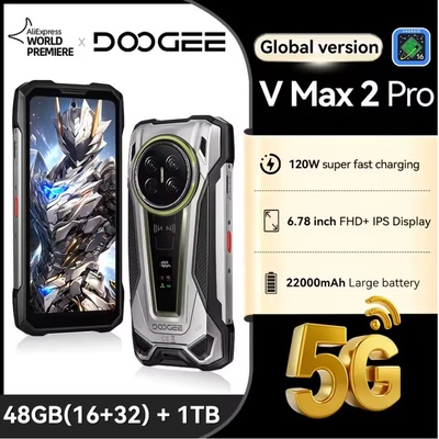 DOOGEE V Max 2 Pro 5G 1TB 16GB RAM Dual