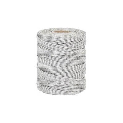 Lanko pre elektrický ohradník, priemer 3 mm, biele