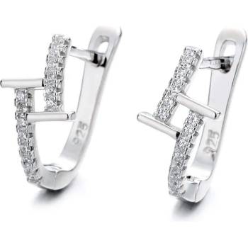 Silenti Jewelry Сребърни обеци "Модернизъм