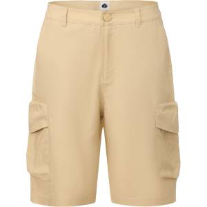 Pretty Green Мъжки къси панталони Pretty Green Cargo Shorts Mens - Beige