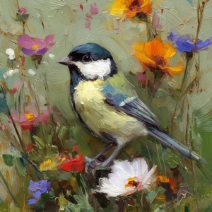 Styler Печатна върху платно картина 32x32 cm Yellow Parus - Styler (CA-17541)