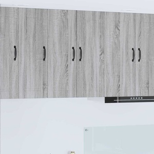 vidaXL Стенен шкаф PORTO Сив Сонома 30 x 31 x 80 см (885367)
