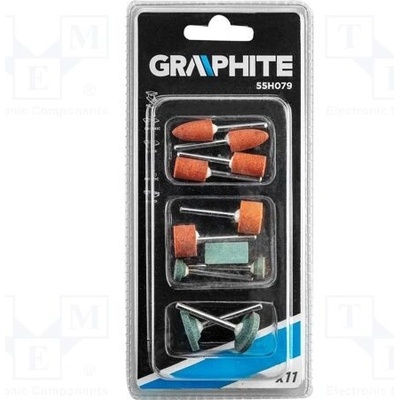 GRAPHITE 55H079 Přísl.pro vrtačky; 11ks.