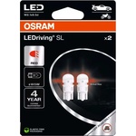 OSRAM LEDriving SL RED 2BL W5W 0.6W