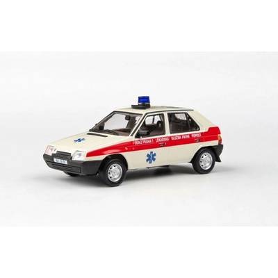 Abrex škoda FAVORIT OÚNZ PRAHA 1modrý kříž 1:43