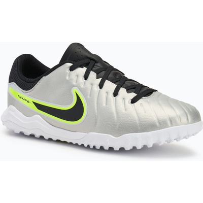 Nike Детски футболни обувки Nike Tiempo Legend 10 Academy TF metallic silver/volt/black