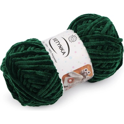 Pletací žinylková příze Betynka 100 g Varianta: 16 (362) zelená tmavá, Balení: 1 ks 59481/152966/275696