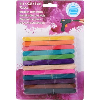 MOVEO Dekoračné paličky farebné 72 ks