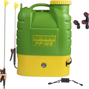  PP-16B Акумулаторна пръскачка 16 л. PARTNERPRO, 12V/8Ah, 3 вида дюзи (13682) Градинска пръскачка