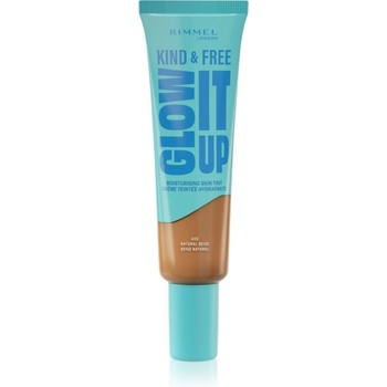 Rimmel Kind & Free Glow It Up лек хидратиращ фон дьо тен цвят 400 Natural Beige 30ml