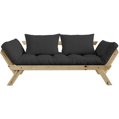 Karup design BEBOB SOFA natural pine borovice 75*200 cm dark grey
