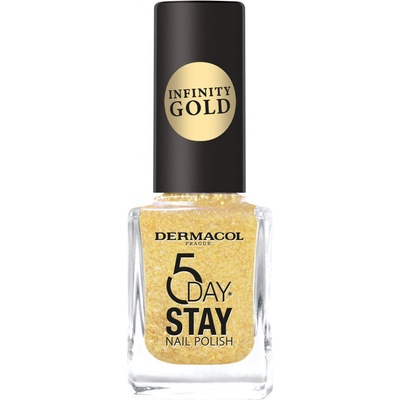 Dermacol Infinity 5 Day Stay dlhotrvajúci lak na nechty 63 Gold 11 ml