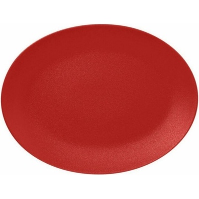 RAK Porcelain Talíř oválný 36 x 27 cm světle červená RAK-NFNNOP36BR