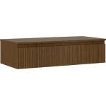 Mexen Rivel шкаф за баня за мивка 100 см с плот, 1 чекмедже, изрязано, орех - 91A20-10023-1-BFC86 (91A20-10023-1-BFC86)
