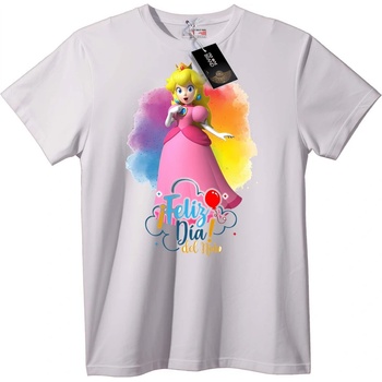 NOONEBRAND Тениска Peach Princess Ден на детето - XL, White