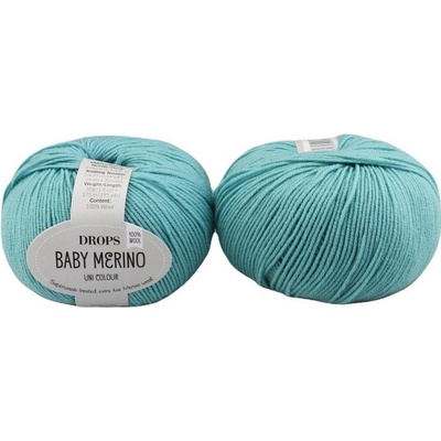 Drops Baby Merino 10 světlá tyrkysová
