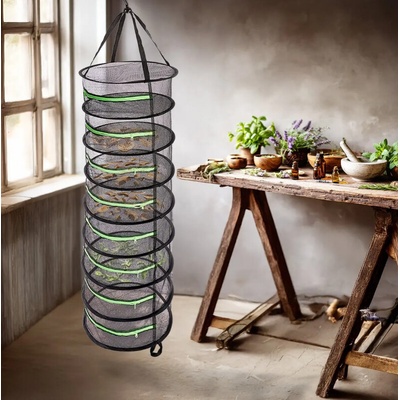 ORION Síť na sušení závěsná pr. 41 cm 8 pater, UH/kov