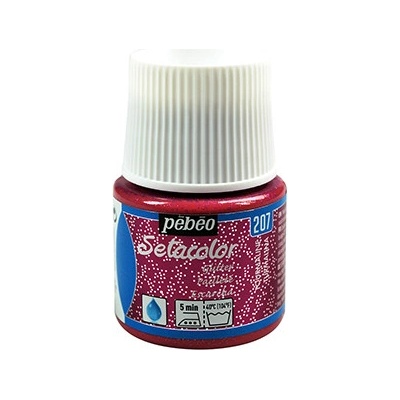Farby na textil Pebeo Setacolor Light Glitter 45 ml Tourmaline