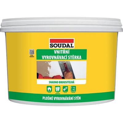 SOUDAL Vnitřní vyrovnávací stěrka bílá - 7kg
