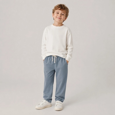 Gray Label Kalhoty GOTS Stone Grey