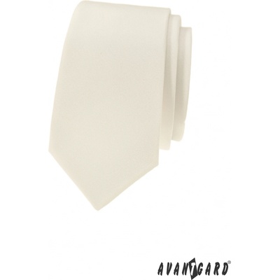 Avantgard Kravata Slim Lux 571-95008 smetanová