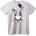 NOONEBRAND Тениска Зайче-skull - 2XL, White