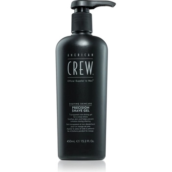 American Crew Shave & Beard Precision Shave Gel гел за бръснене за чувствителна кожа на лицето 450ml