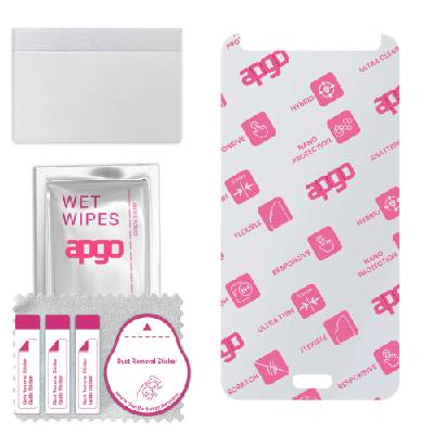 apgo Ultra-Clear Hybrid protective glass compatible with Asus Zenfone 4 Max ZC520KL, flexible nano glass, great replacement for tempered glass, scratc