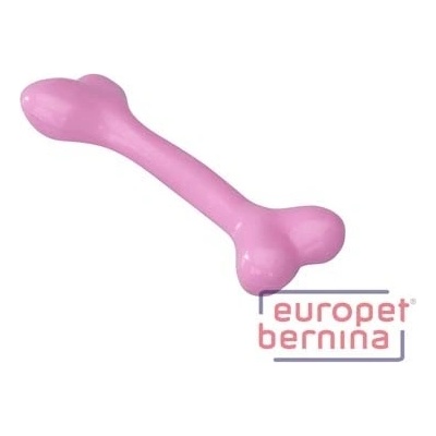 EUROPET BERNINA Rubber Bone 15 cm Small Strawberry s vůní jahod