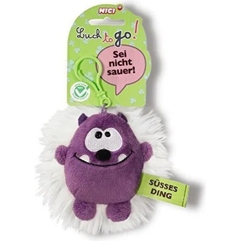 NICI Ключодържател Таласъм лилаво/бял 10 см (37163)