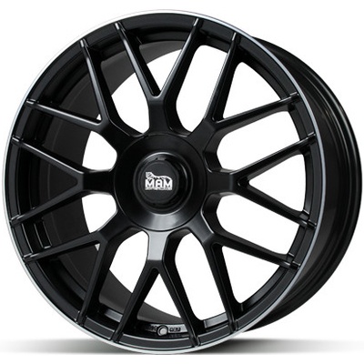 MAM GT1 9,5x21 5x130 ET52 matt black polished