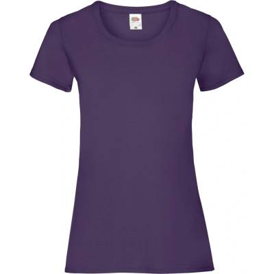 FRUIT OF THE LOOM FU78 Lady Fit Valueweight Tee fialová