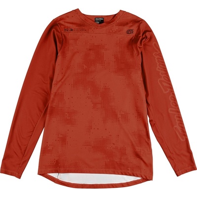 Troy Lee Designs Skyline Chill pánsky Scattered Fire Orange
