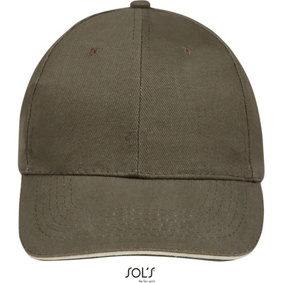SOL's Collection Buffalo baseballová 6 panelová COT258100e4699-army/beige Army/béžová