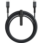 Nomad Здрав кевларен USB-C към USB-C кабел за MacBook и устройства с USB-C порт (300 см) - Nomad Kevlar USB-C to USB-C Charging Cable v2 100W (черен) (NM01322085)