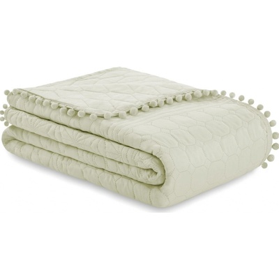 AmeliaHome Meadore II prehoz na posteľ krémový 200x220