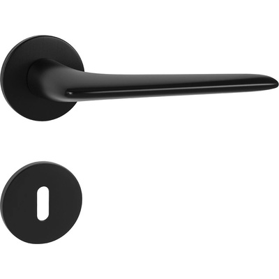 MPkovania TI - OPTIMAL - R 4164 5S rozety WC, CIM - čierna matná