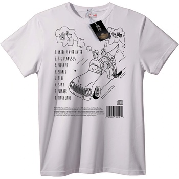 NOONEBRAND Тениска Счупена банда плейлист - 6XL, Black