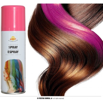 Guirca barevný sprej na vlasy růžová 125 ml