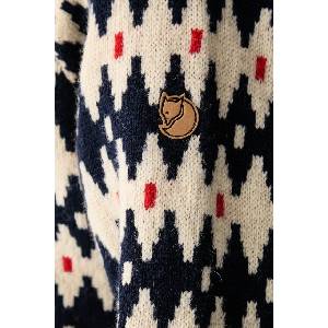 Fjallraven пуловер дамски от вълна Ovik Solid Jacquard (F14600299.191.555)