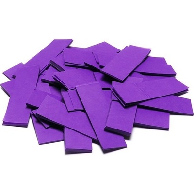 Tcm Fx Pomalu padající obdélníkové konfety 55x18mm fialové 1kg