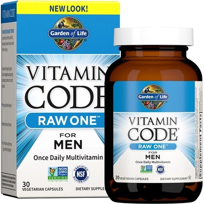 Garden of Life Vitamin Code RAW ONE for Men, 30 Veg Capsules
