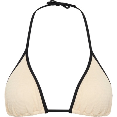 Seafolly Дамско бикини горнище Seafolly Women's Beach Bound Slide Tri Bikini top - Ecru - размер 34 (EU) (150-5768-0312)
