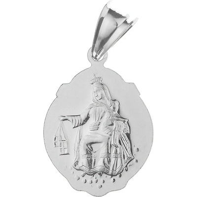 Argento Strieborný prívesok Škapuliar 85802